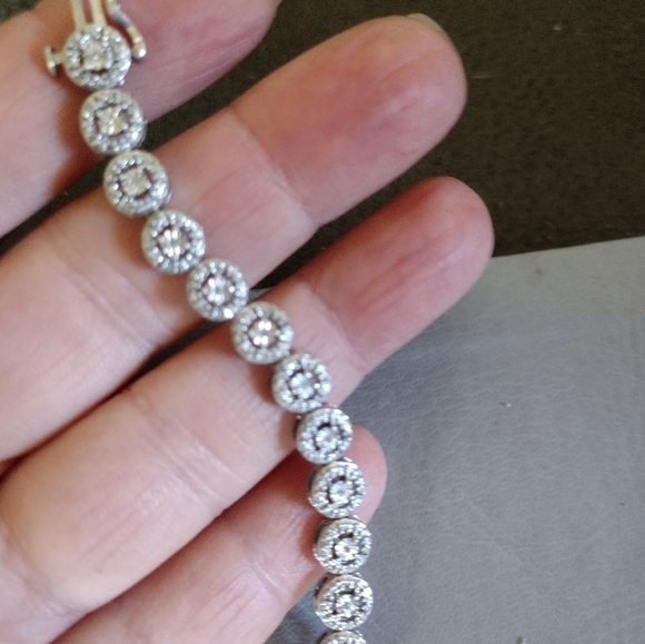 Jewelry - 1/2 Half Carat Diamond Sterling Silver Tennis Bracelet